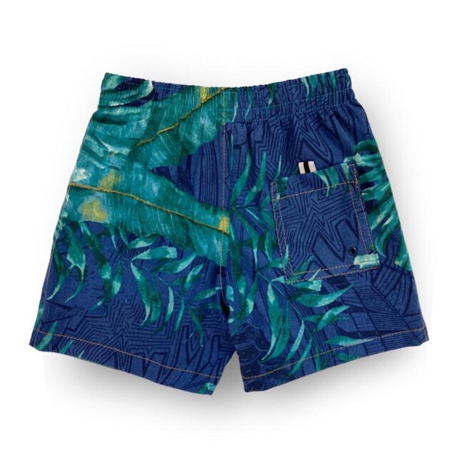 Short Infantil Pandi Linho Estampa Notur Masculino