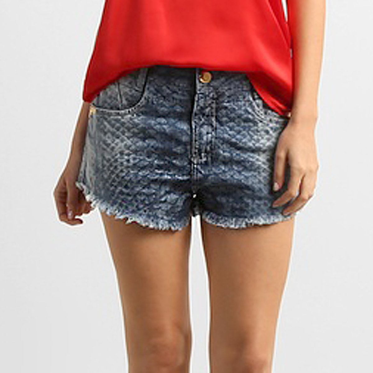 shorts boyfriend desfiado