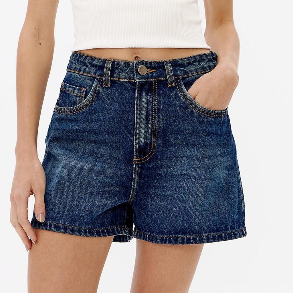 Short Jeans Easy Lança Perfume Mom High Feminino