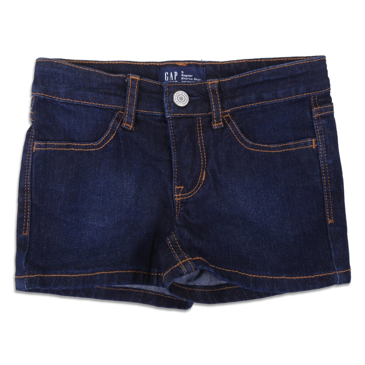 Short Jeans Infantil Gap Liso Feminino - Azul Menor preço em Short Jeans Infantil Gap Liso Feminino - Azul