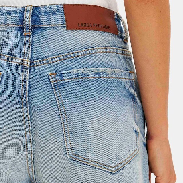 Short Jeans Lança Perfume Grandfather Mid Feminino