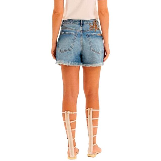 Short Jeans Lança Perfume Relaxed High Feminino
