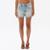 Short Jeans Lança Perfume Relaxed Média Pr27 Feminino - Azul