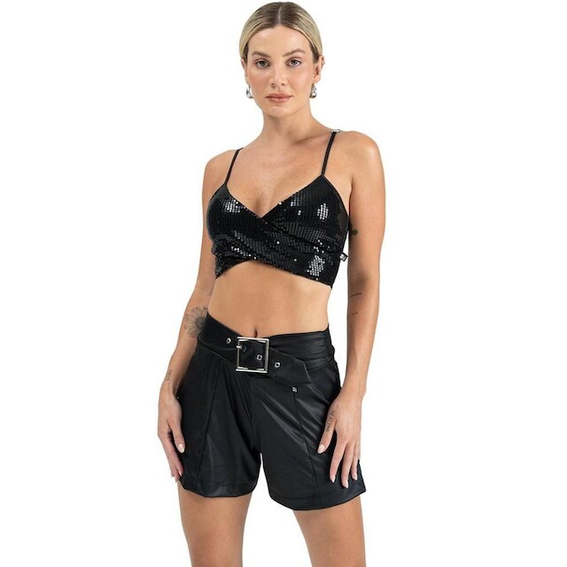 Short Labellamafia Endless Preto Feminino