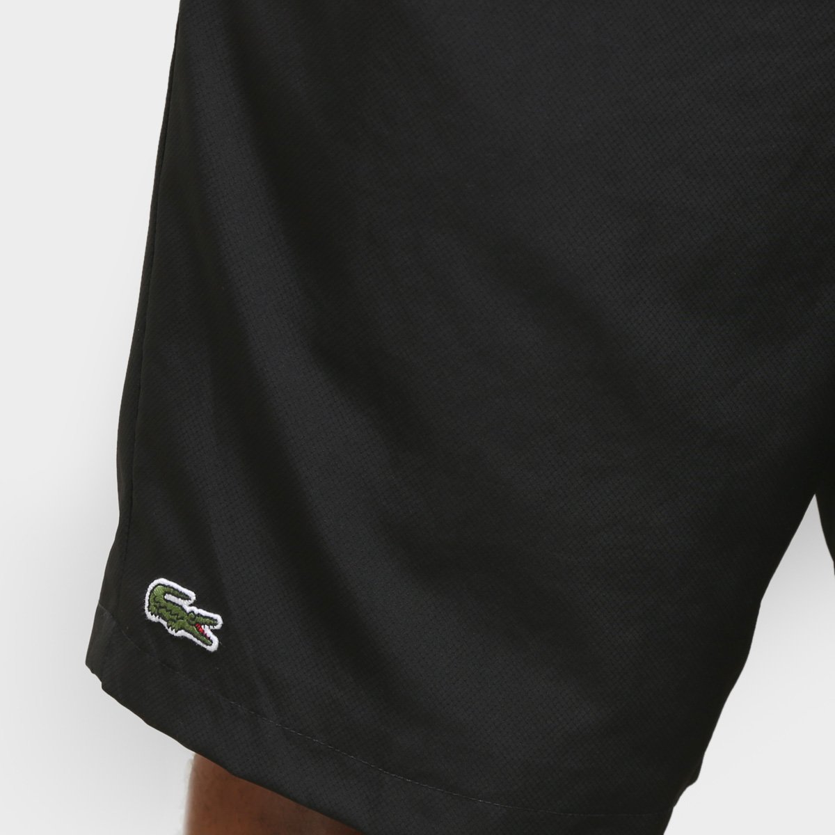 short preto lacoste