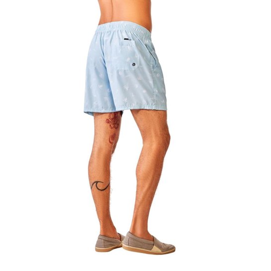 Short  Masculina Eleven Boxer Estampa Beach Verde Claro GG