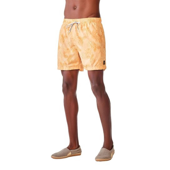 Short  Masculina Eleven Boxer Estampa Nature  Amarelo G