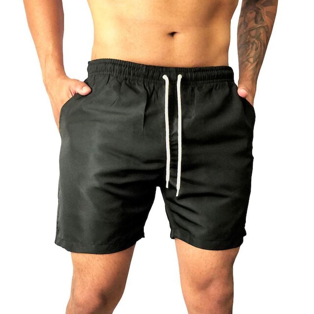 Short Masculino Bermuda Mauricinho Liso Básico Tactel