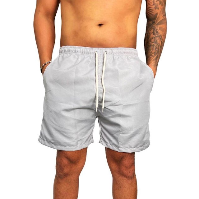 Short Masculino Bermuda Mauricinho Liso Básico Tactel
