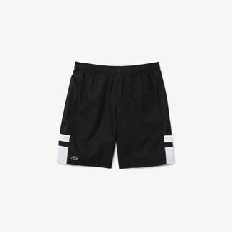 Short masculino Lacoste SPORT Tennis em tecido leve com colorblock