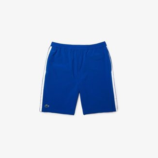 Short masculino Lacoste SPORT x Novak Djokovic em tecido respirável com stretch