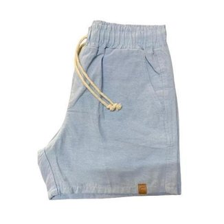 Short Mauricinho Fio Tinto Linho 3 Bolsos Cor:;Tamanho:M