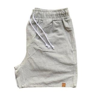 Short Mauricinho Plus Size Fio Tinto Linho 3 Bolsos Cor:;Tamanho:G1