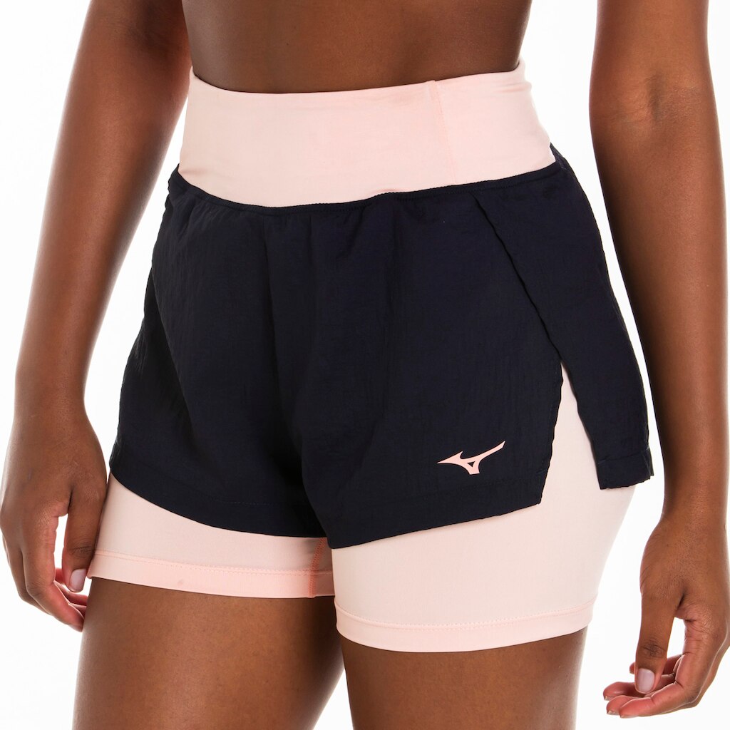 Short Mizuno 2X1 High Feminino