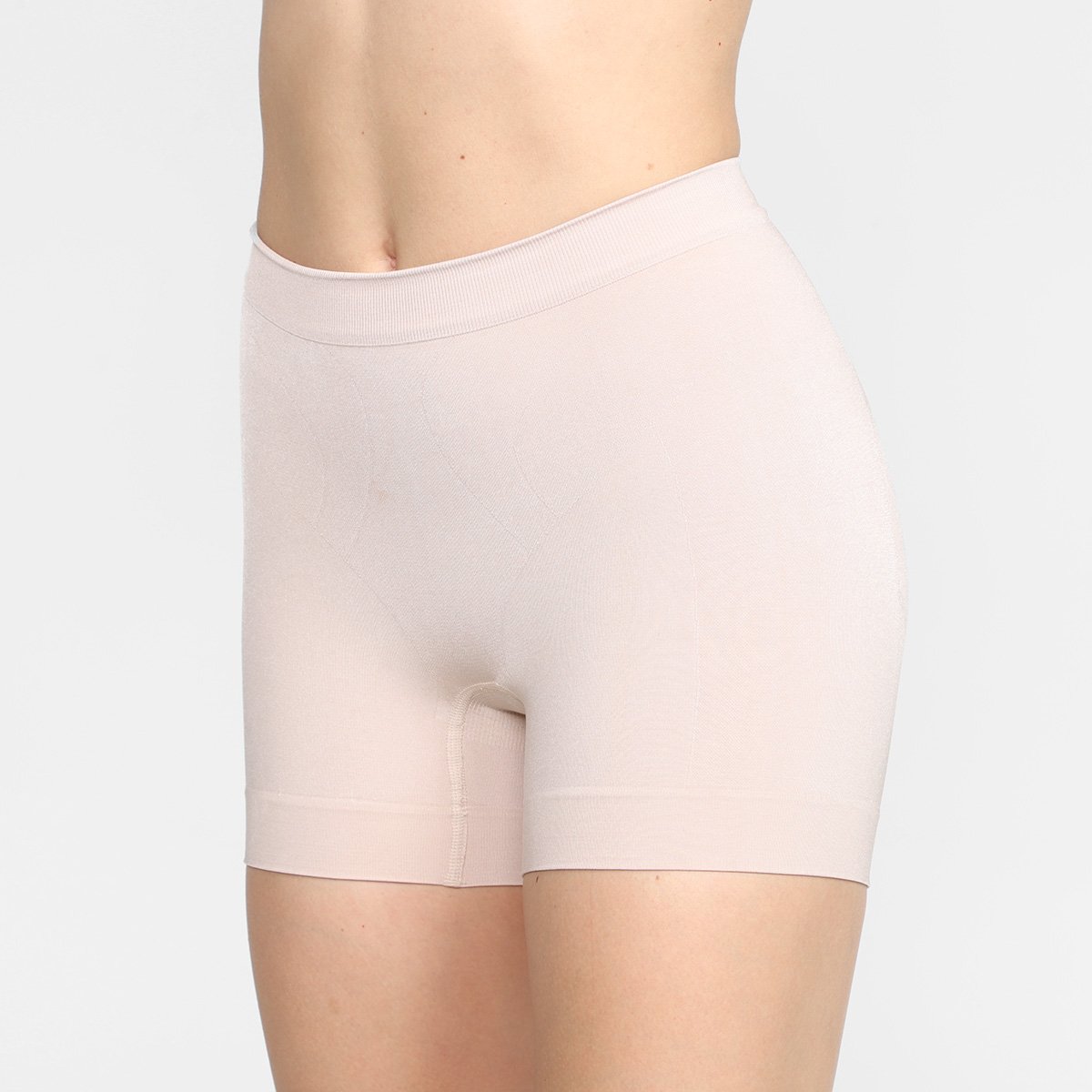 Short Modelador DelRio Sem Costura Bumbum Up Feminino - Areia Menor preço em Short Modelador DelRio Sem Costura Bumbum Up Feminino - Areia