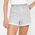 Short Moletom Everlast Feminino - Cinza