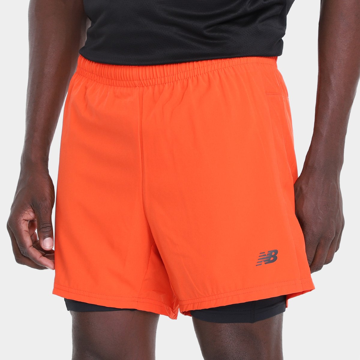 Short New Balance Sport Essentials 2 In 1 Masculino Menor preço em Short New Balance Sport Essentials 2 In 1 Masculino