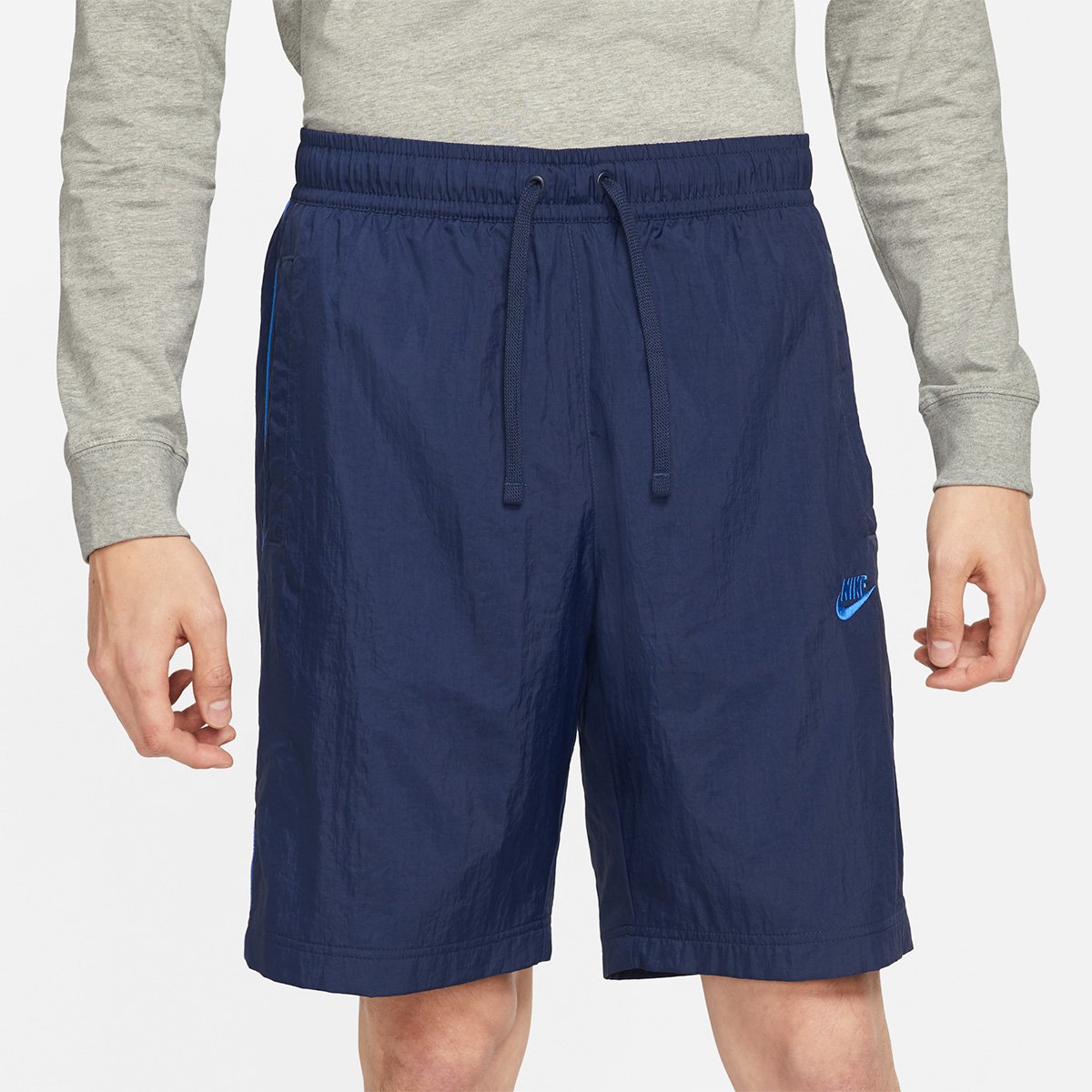 Short Nike Sportswear Track Masculino - Marinho+Azul é ruim? Short Nike Sportswear Track Masculino - Marinho+Azul é boa?