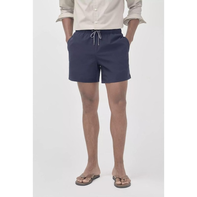 Short Oficina Reserva Esporte Liso Azul Marinho