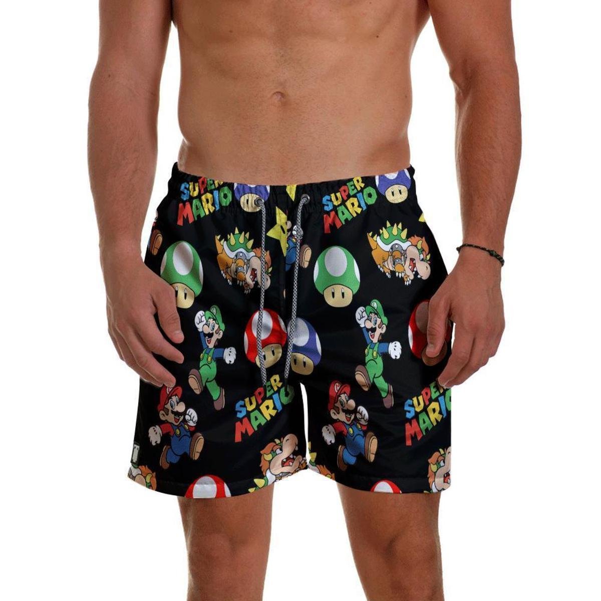 shorts de personagens masculino