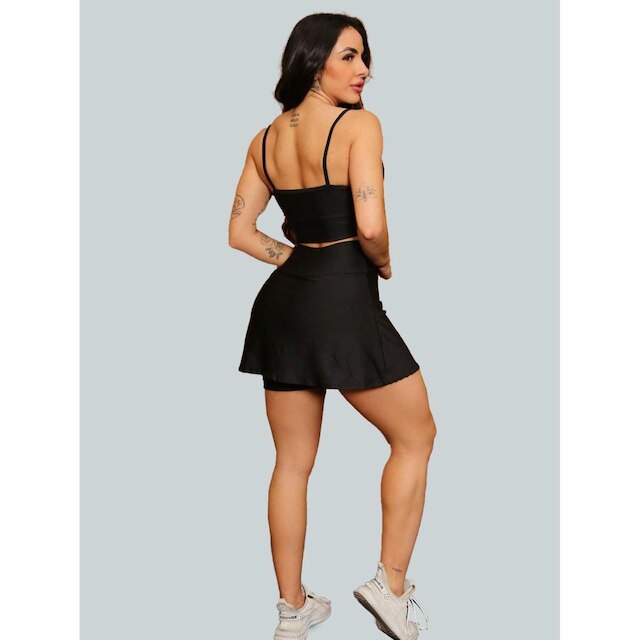 Short Saia Academia Saia Beach Tennis Com Short Interno Donna Martins