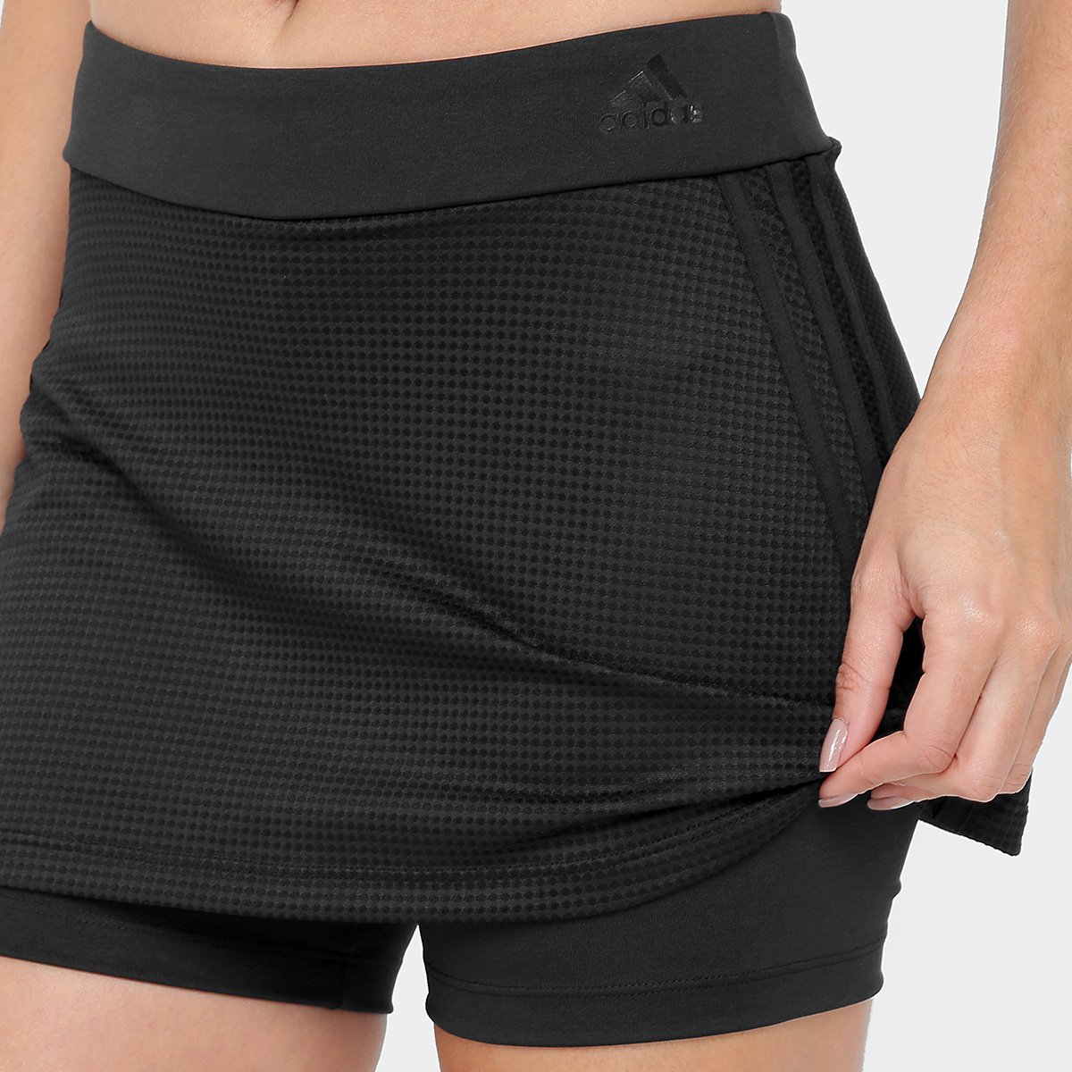 short saia adidas preto