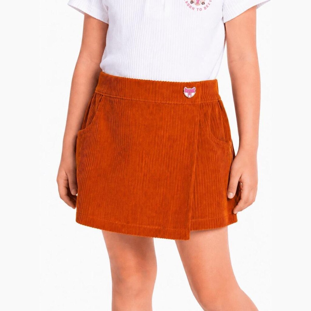 Short Saia Infantil Minha Fofura Alphabeto Guarana