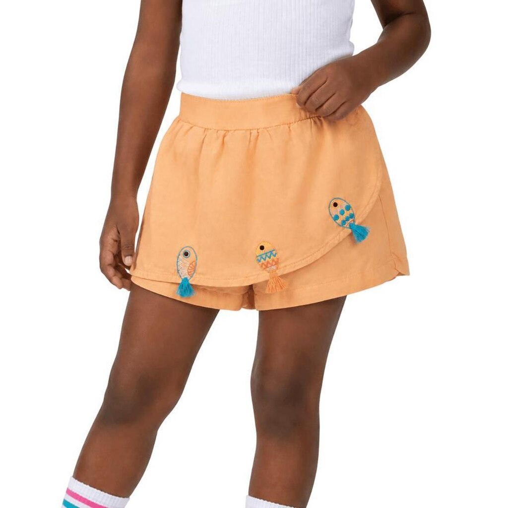 Short Saia Infantil Mundo Encantado Alphabeto Gelatina