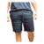 Short Sarja Cos Elastico c/ Cordao- Fatal - Preto