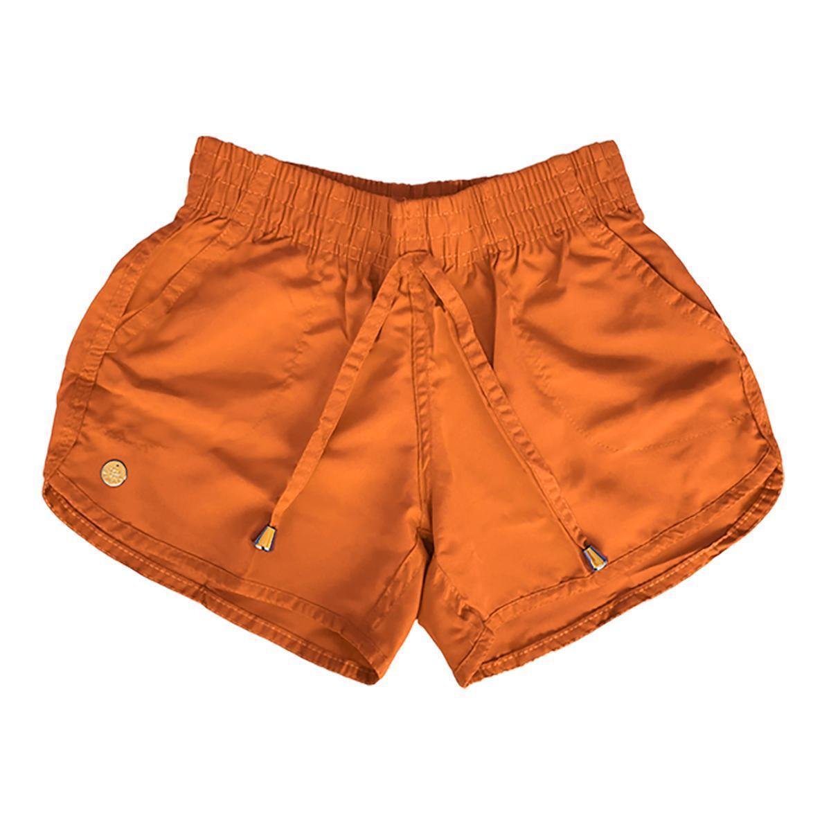 Short Tactel Feminino Liso Adulto Moda Verão Praia Piscina 2 Bolsos P M G GG - Laranja Menor preço em Short Tactel Feminino Liso Adulto Moda Verão Praia Piscina 2 Bolsos P M G GG - Laranja
