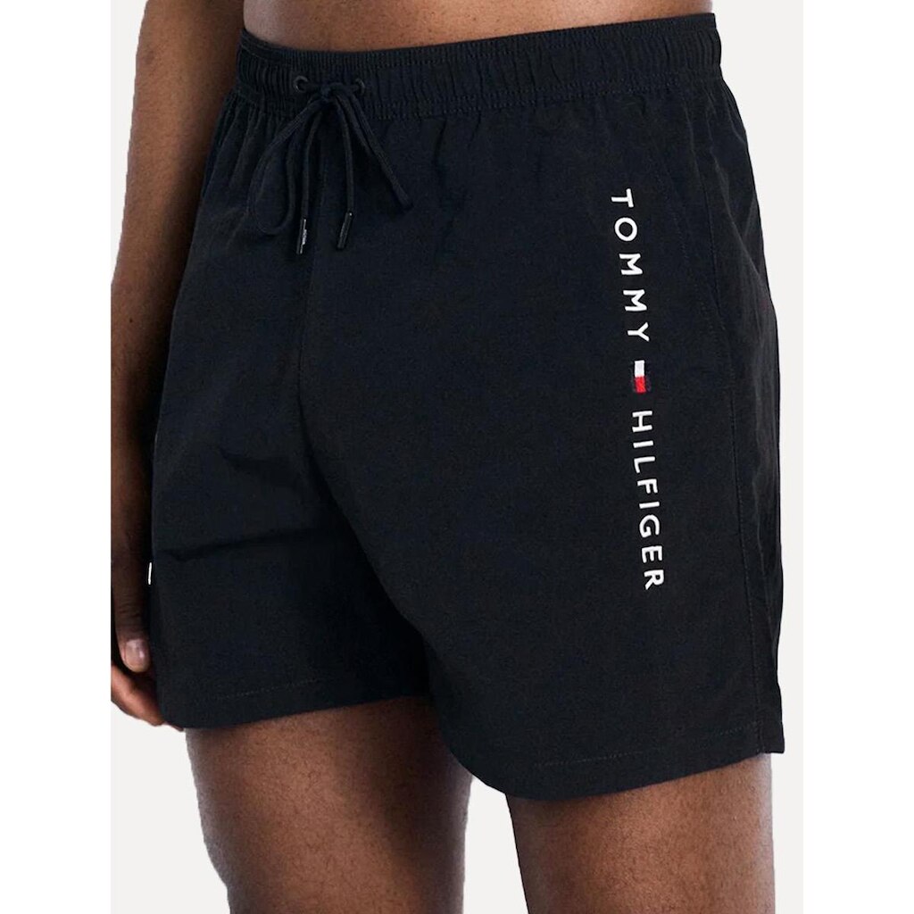 Short Tommy Hilfiger Masculino Medium Drawstring Zip Pocket Azul Marinho