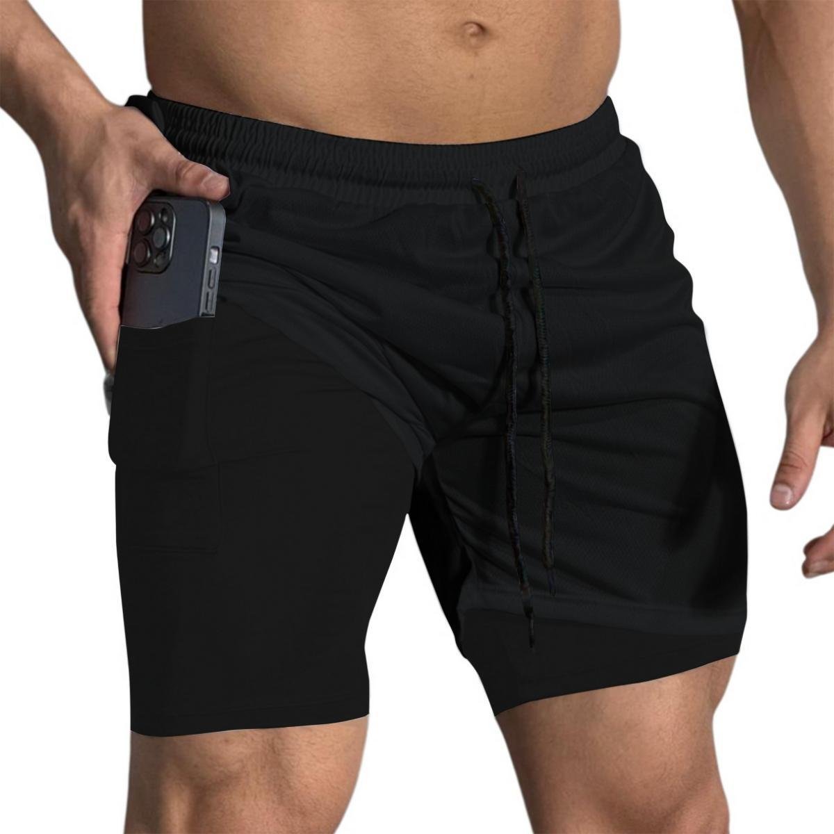 Short Treino Dry Térmico 2 em 1 com Bolso para Aparelhos Cel e Porta-Toalha Calção Fitness Academia Menor preço em Short Treino Dry Térmico 2 em 1 com Bolso para Aparelhos Cel e Porta-Toalha Calção Fitness Academia