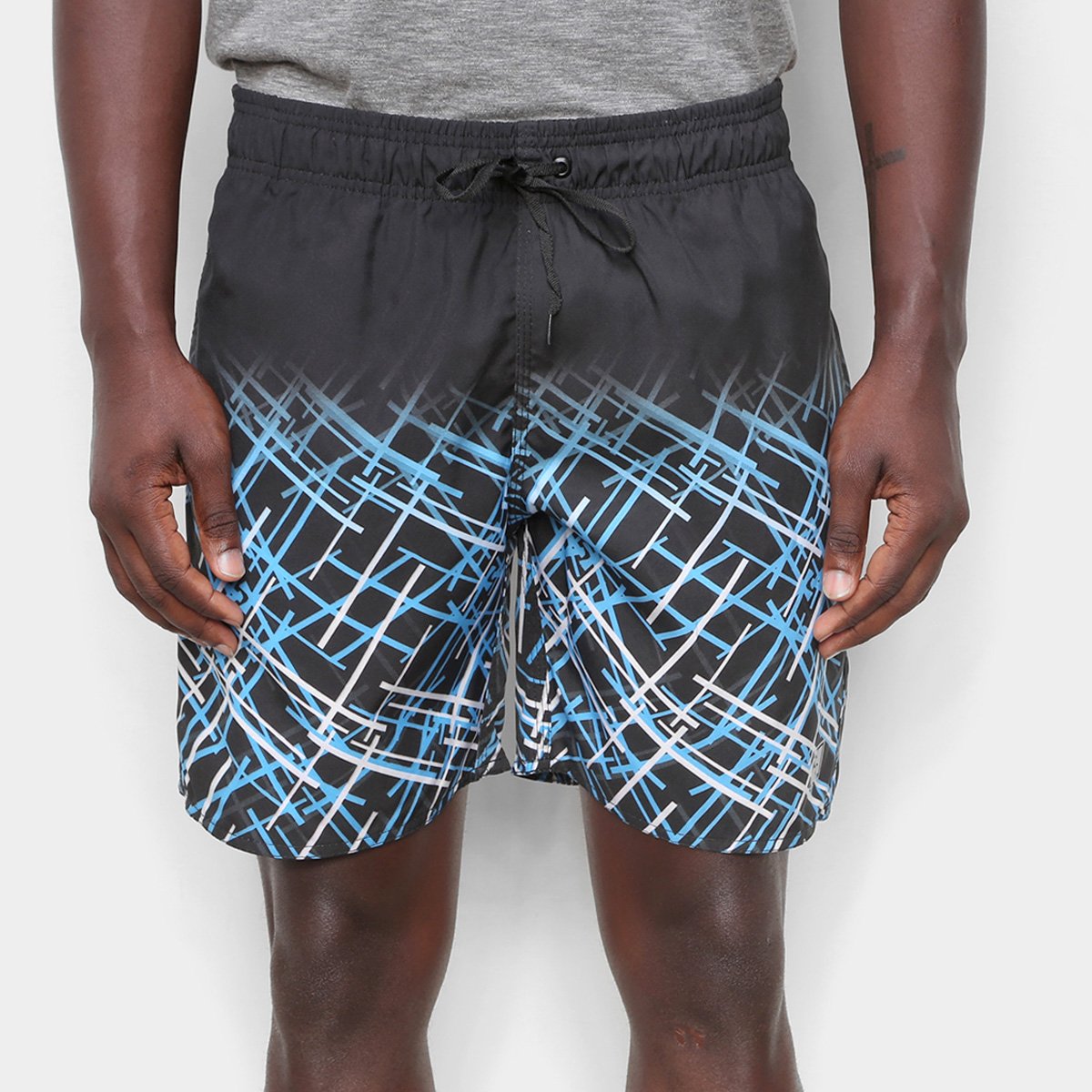 Short Ventury City Style Masculino - Preto+Azul é ruim? Short Ventury City Style Masculino - Preto+Azul é boa?