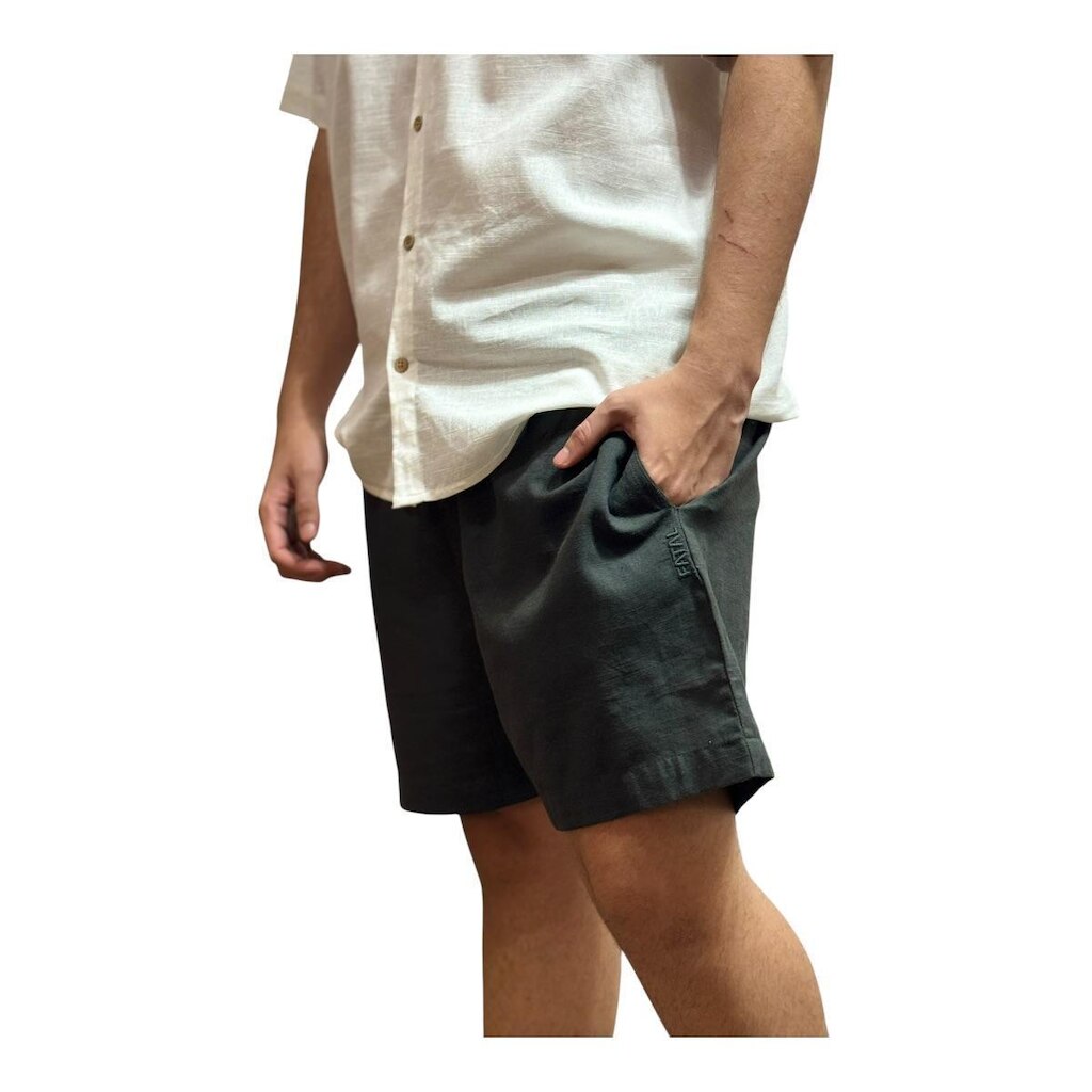 Short Voley Fake Linho- Fatal Surf