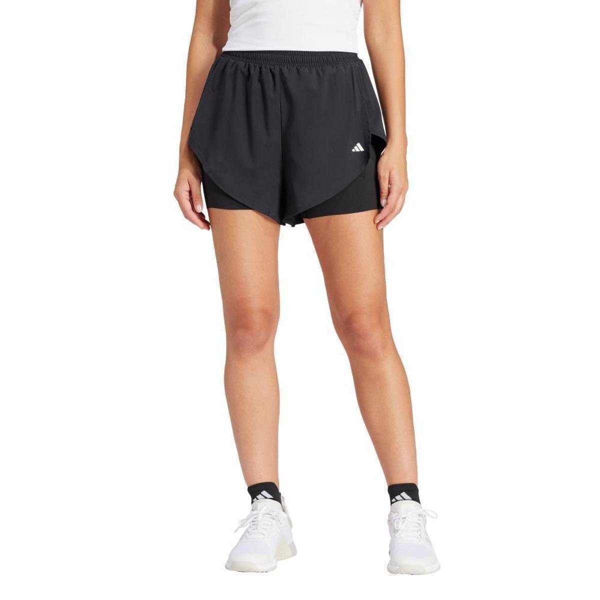 Shorts 2 em 1 Designed for Training Adidas Feminino Menor preço em Shorts 2 em 1 Designed for Training Adidas Feminino