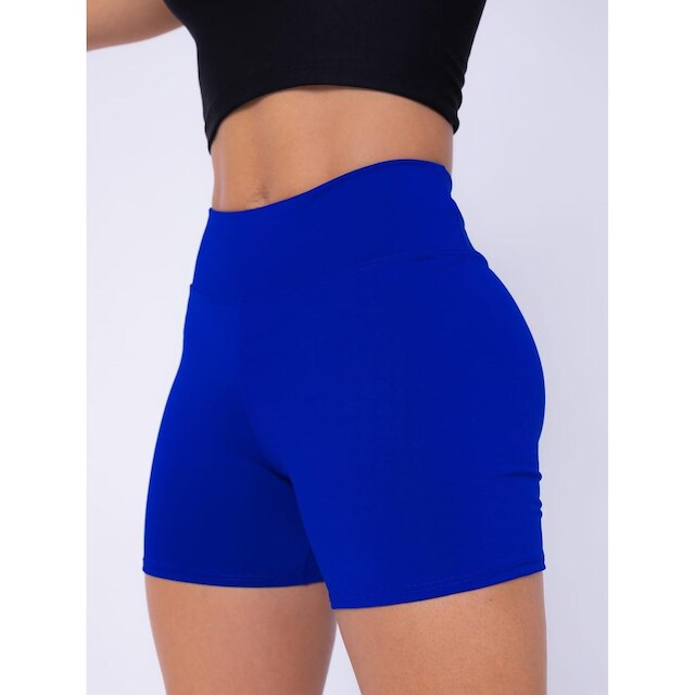 Shorts Academia Feminino Suplex Básico Donna Martins