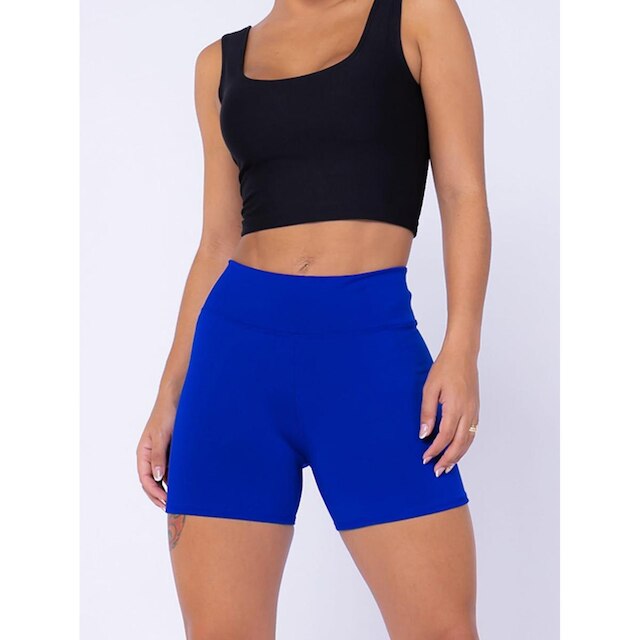 Shorts Academia Feminino Suplex Básico Donna Martins