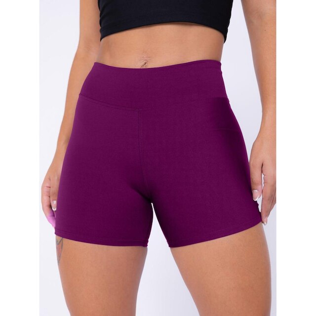 Shorts Academia Feminino Suplex Básico Donna Martins