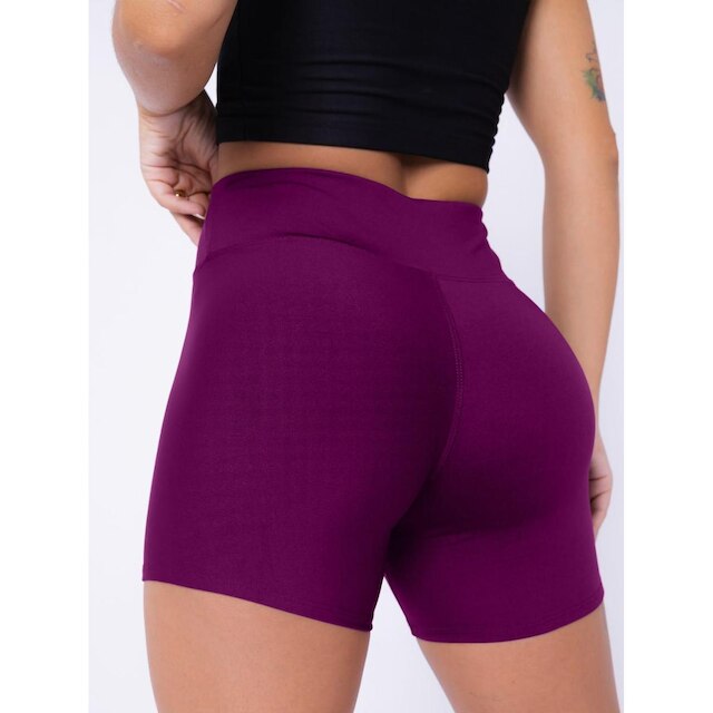 Shorts Academia Feminino Suplex Básico Donna Martins