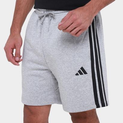 Shorts Adidas 3 Listras French Terry Masculino - Masculino