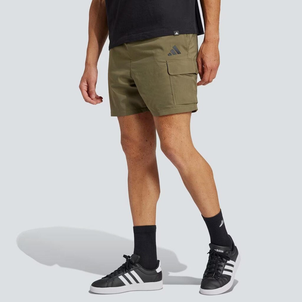 Shorts Adidas Cargo Essentials  Oliva Masculina