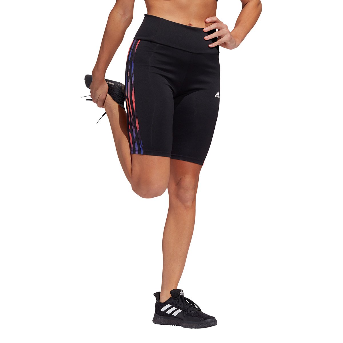 Shorts Adidas Tiger 9 Polegadas Feminino - Preto Menor preço em Shorts Adidas Tiger 9 Polegadas Feminino - Preto