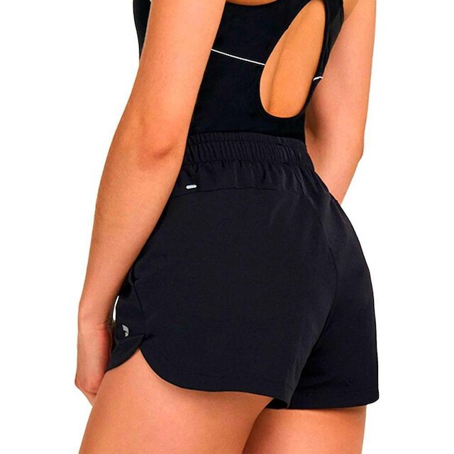 Shorts Alto Giro Cos Franzido Feminino