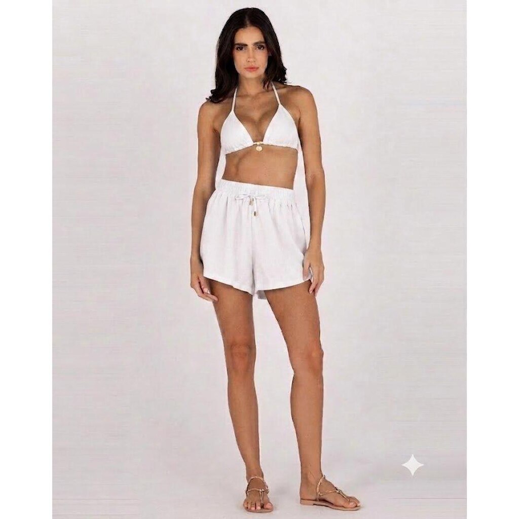 Shorts Basic Rivanna Saida de Praia