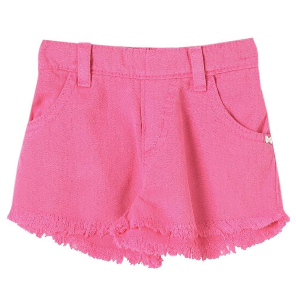Shorts Bebê Look Jeans Sarja Collor - PINK - GG
