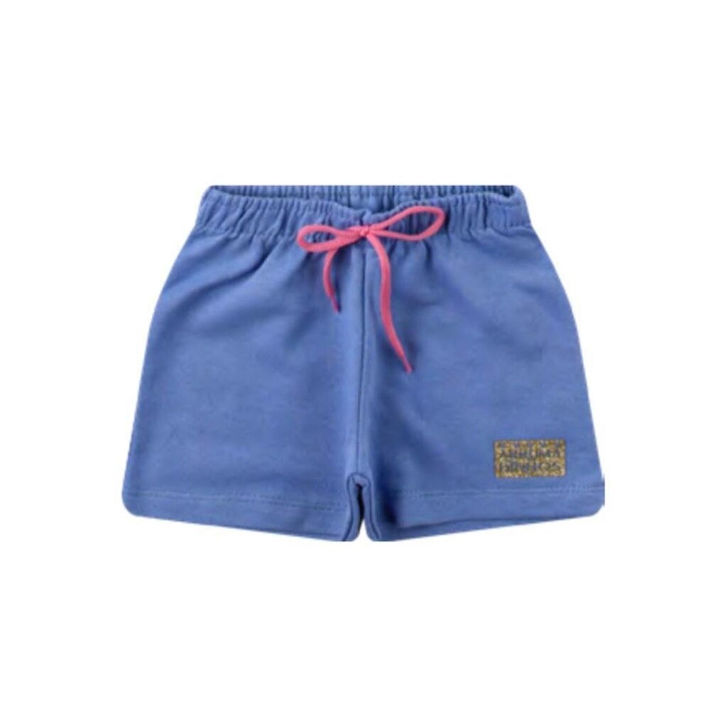 Shorts Bebê menina com Aplique Arrumadinhos