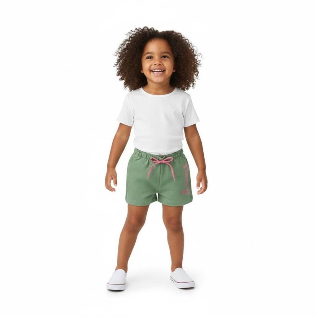 Shorts Bebê Menina Cool Girl Arrumadinhos
