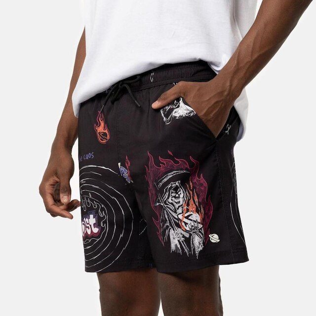 Shorts Com Elástico Lost Ent