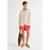 Shorts De Banho Masculino Texturizado - Vermelho