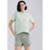 Shorts De Sarja Feminino Estonado Hering - Verde